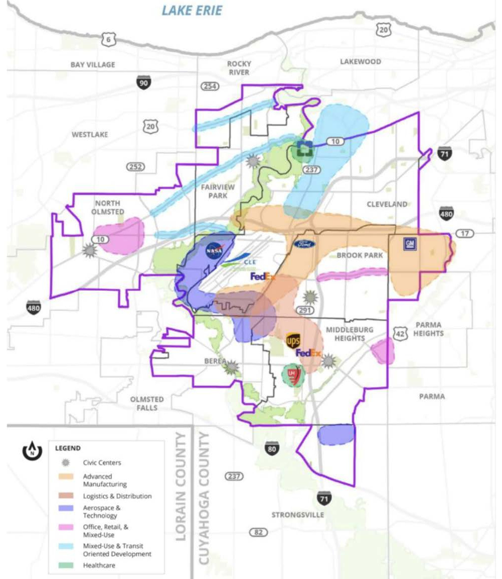 RTA ConnectWorks Aerozone Alliance Region Map (1)